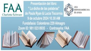 Presentación del libro: «La dicha de las palabras»